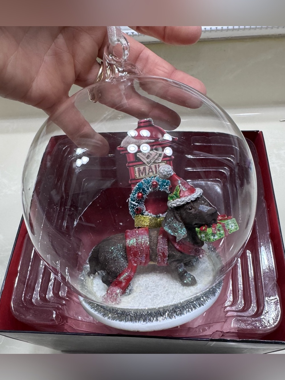Dachshund ornament Reece & Riley - Picture 2 of 8